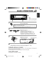 Предварительный просмотр 5 страницы JVC KD-MX2800R Instructions Manual