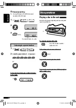 Предварительный просмотр 8 страницы JVC KD-PDR35 Instructions Manual