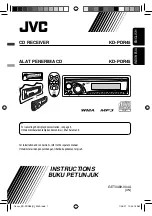 Предварительный просмотр 1 страницы JVC KD-PDR45 Instructions Manual