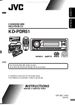 Предварительный просмотр 29 страницы JVC KD PDR50 - Radio / CD Instructions Manual