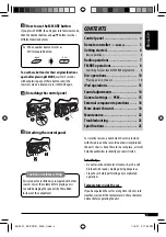 Preview for 3 page of JVC KD-PDR51 Instructions Manual