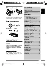 Предварительный просмотр 3 страницы JVC KD PDR80 - Radio / CD Instructions Manual