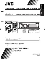 JVC KD-R205 Instructions Manual preview