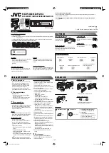 JVC KD-R304 Instructions & Installation предпросмотр