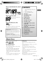 Preview for 3 page of JVC KD-R321 Instruction Manual