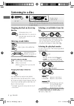 Preview for 8 page of JVC KD-R330 Instruction Manual