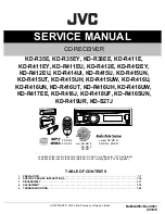 JVC KD-R35E Service Man предпросмотр