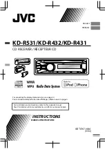 JVC KD-R431 Instructions Manual предпросмотр