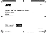 Предварительный просмотр 1 страницы JVC KD-R471 Instruction Manual