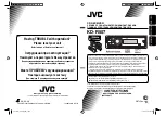 Предварительный просмотр 1 страницы JVC KD-R507 Instructions Manual