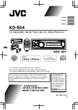 Preview for 1 page of JVC KD-R54 Instructions Manual