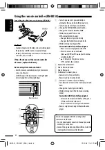 Предварительный просмотр 6 страницы JVC KD-R601 Instructions Manual