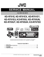 JVC KD-R701E Service Manual предпросмотр