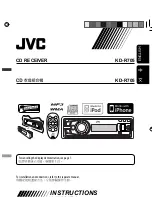 Preview for 1 page of JVC KD-R705 Instructions Manual