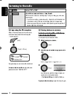 Предварительный просмотр 8 страницы JVC KD-R705 Instructions Manual