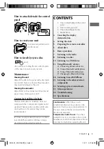 Предварительный просмотр 3 страницы JVC KD-R728BT Instructions Manual