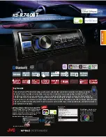 Предварительный просмотр 1 страницы JVC KD-R740BT Information