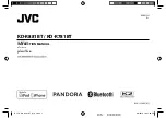 JVC KD-R781BT Instruction Manual предпросмотр