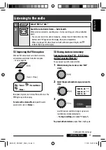 Предварительный просмотр 9 страницы JVC KD-R801 Instructions Manual