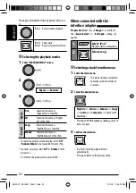 Предварительный просмотр 22 страницы JVC KD-R801 Instructions Manual