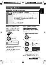 Предварительный просмотр 9 страницы JVC KD-R807 Manual