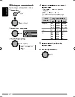 Предварительный просмотр 24 страницы JVC KD-R905 Instructions Manual