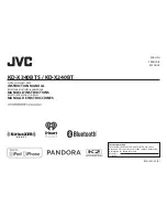 Preview for 1 page of JVC KD-R988BT Instruction Manual