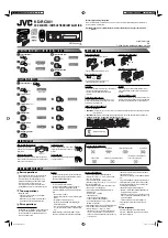 Предварительный просмотр 1 страницы JVC KD-RC301 Instructions & Installation