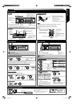 Предварительный просмотр 2 страницы JVC KD-RC301 Instructions & Installation