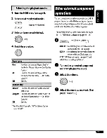 Предварительный просмотр 25 страницы JVC KD-S100 - CD Receiver Instructions Manual