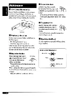 Предварительный просмотр 26 страницы JVC KD-S100 - CD Receiver Instructions Manual