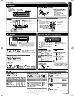 Предварительный просмотр 2 страницы JVC KD-S13 Instructions