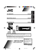 Предварительный просмотр 1 страницы JVC KD-S21 Instructions Manual