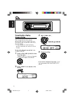 Предварительный просмотр 8 страницы JVC KD-S21 Instructions Manual