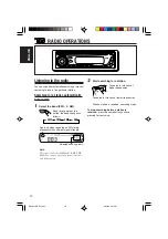 Предварительный просмотр 10 страницы JVC KD-S21 Instructions Manual