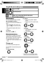 Предварительный просмотр 12 страницы JVC KD-S25 - MP3/WMA/CD Receiver With Remote Instructions Manual