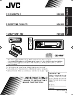 JVC KD-S30 Instructions Manual предпросмотр