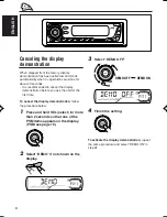 Предварительный просмотр 8 страницы JVC KD-S30 Instructions Manual