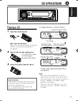 Предварительный просмотр 13 страницы JVC KD-S30 Instructions Manual