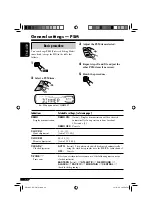 Предварительный просмотр 20 страницы JVC KD-S31 Instructions Manual