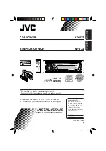 JVC KD-S32 Instructions Manual предпросмотр