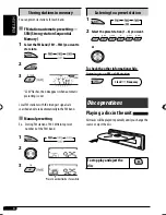 Предварительный просмотр 8 страницы JVC KD-S33 Instructions Manual