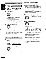 Предварительный просмотр 16 страницы JVC KD-S33 Instructions Manual