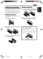 Preview for 17 page of JVC KD-S5050 - In-Dash CD Player Instruction Manual