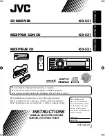 JVC KD-S51 Instructions Manual предпросмотр