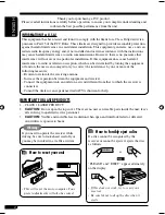 Preview for 2 page of JVC KD-S51 Instructions Manual