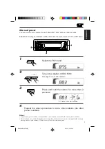 Предварительный просмотр 7 страницы JVC KD-S550 Instructions Manual