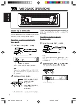 Предварительный просмотр 8 страницы JVC KD-S570 Instructions Manual