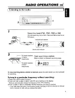 Предварительный просмотр 5 страницы JVC KD-S575 Instructions Manual