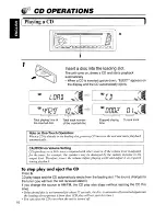 Предварительный просмотр 10 страницы JVC KD-S575 Instructions Manual